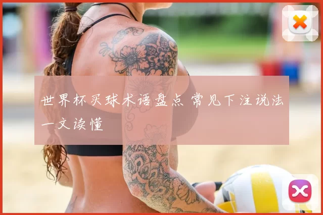 世界杯买球术语盘点 常见下注说法一文读懂