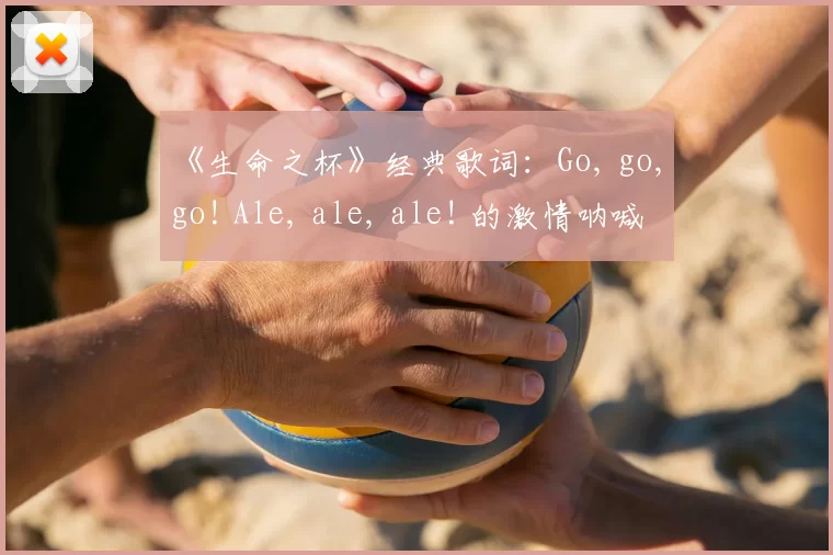 《生命之杯》经典歌词:Go, go, go! Ale, ale, ale! 的激情呐喊