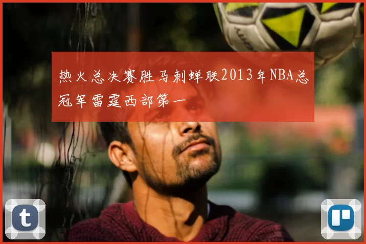 热火总决赛胜马刺蝉联2013年NBA总冠军雷霆西部第一
