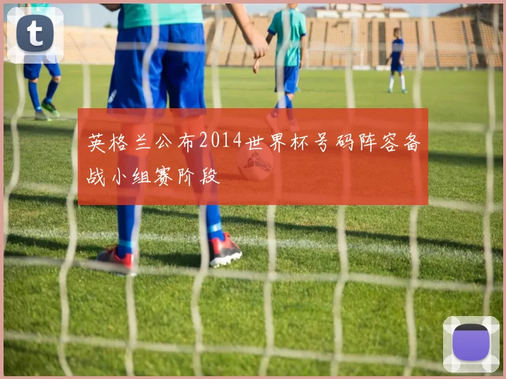英格兰公布2014世界杯号码阵容备战小组赛阶段