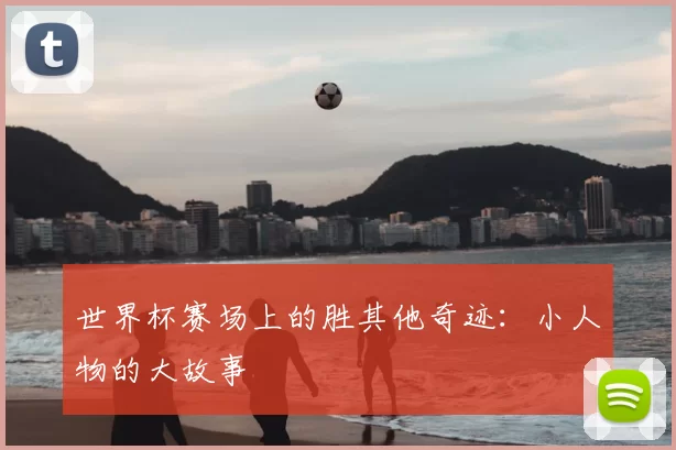 世界杯赛场上的胜其他奇迹：小人物的大故事